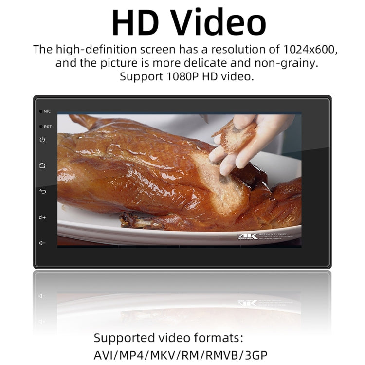 9210SE Car 7-inch HD Android Navigation GPS Bluetooth WiFi Integrated Machine, Support FM / Mobile Phone Connection / RDS / Alcohol Test Function