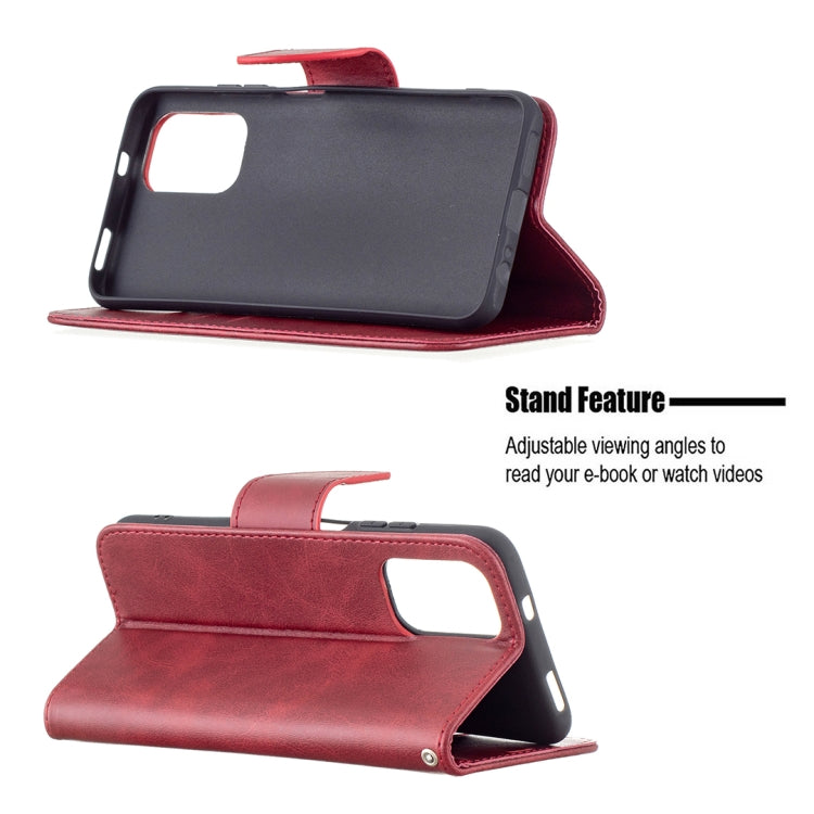 For Xiaomi Redmi Note 10 4G / Note 10S Retro Lambskin Texture Pure Color Horizontal Flip PU Leather Case with Holder & Card Slots & Wallet & Lanyard