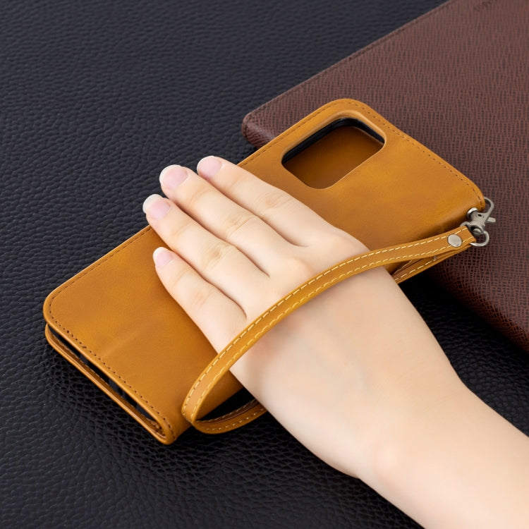 For Xiaomi Redmi Note 10 4G / Note 10S Retro Lambskin Texture Pure Color Horizontal Flip PU Leather Case with Holder & Card Slots & Wallet & Lanyard