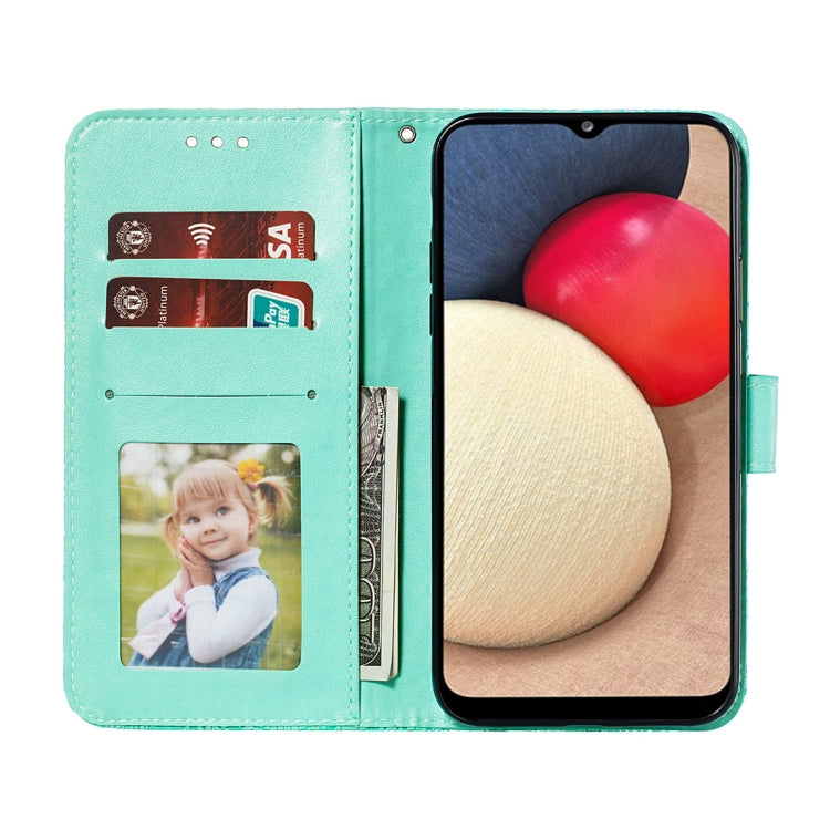 For Xiaomi Redmi 9T / Poco M3 Lace Flower Embossing Pattern Horizontal Flip Leather Case with Holder & Card Slots & Wallet & Photo Frame