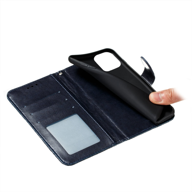 For Xiaomi Mi 11 Lace Flower Embossing Pattern Horizontal Flip Leather Case with Holder & Card Slots & Wallet & Photo Frame