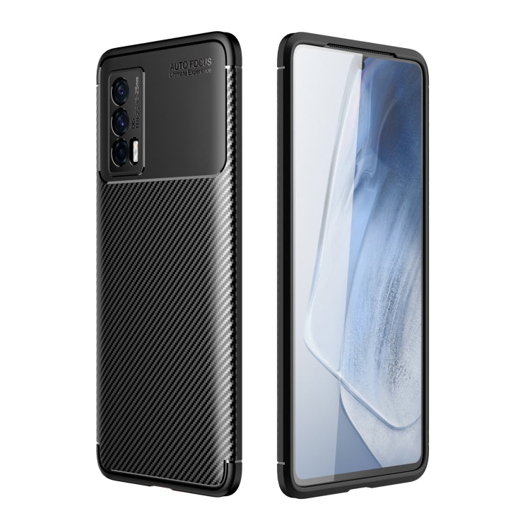 For vivo iQOO Neo5 Carbon Fiber Texture Shockproof TPU Case