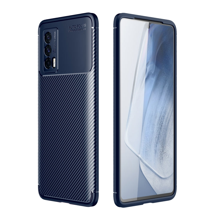 For vivo iQOO Neo5 Carbon Fiber Texture Shockproof TPU Case