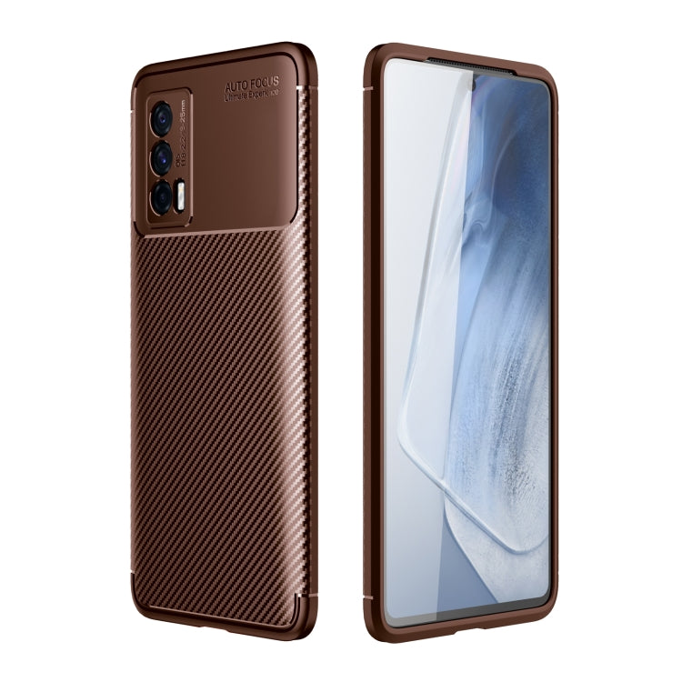 For vivo iQOO Neo5 Carbon Fiber Texture Shockproof TPU Case
