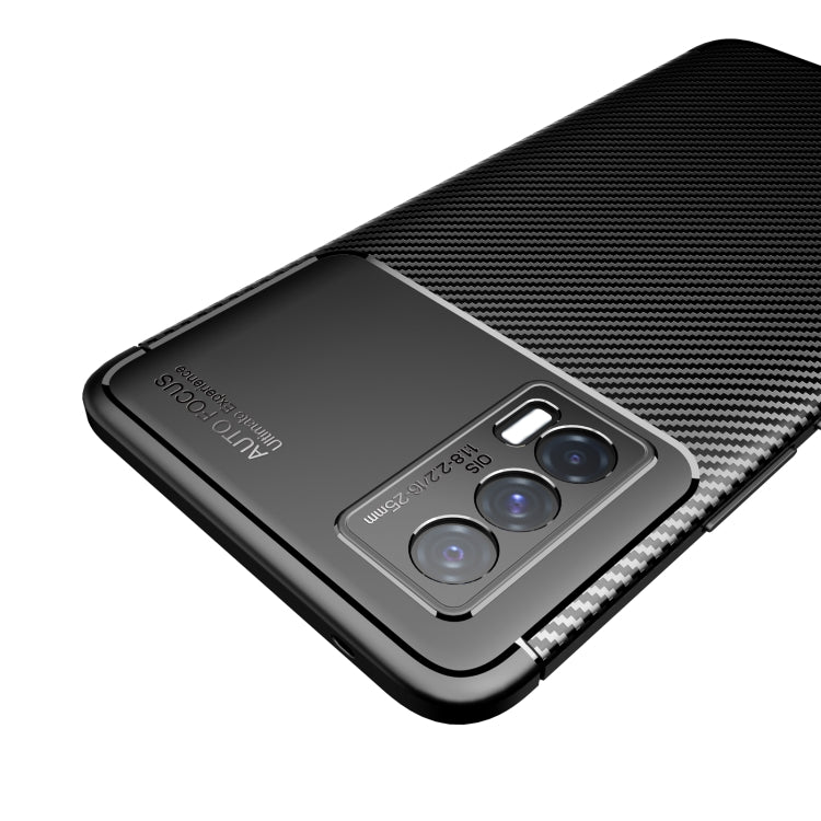 For vivo iQOO Neo5 Carbon Fiber Texture Shockproof TPU Case