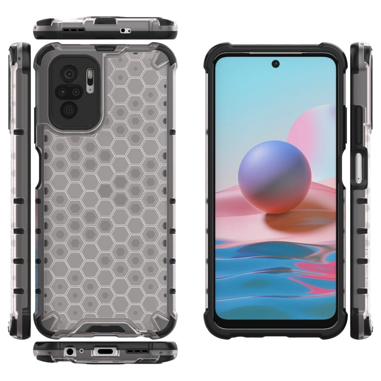 For Xiaomi Redmi Note 10 4G Shockproof Honeycomb PC + TPU Case