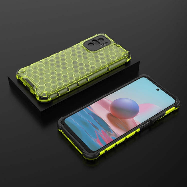For Xiaomi Redmi Note 10 4G Shockproof Honeycomb PC + TPU Case