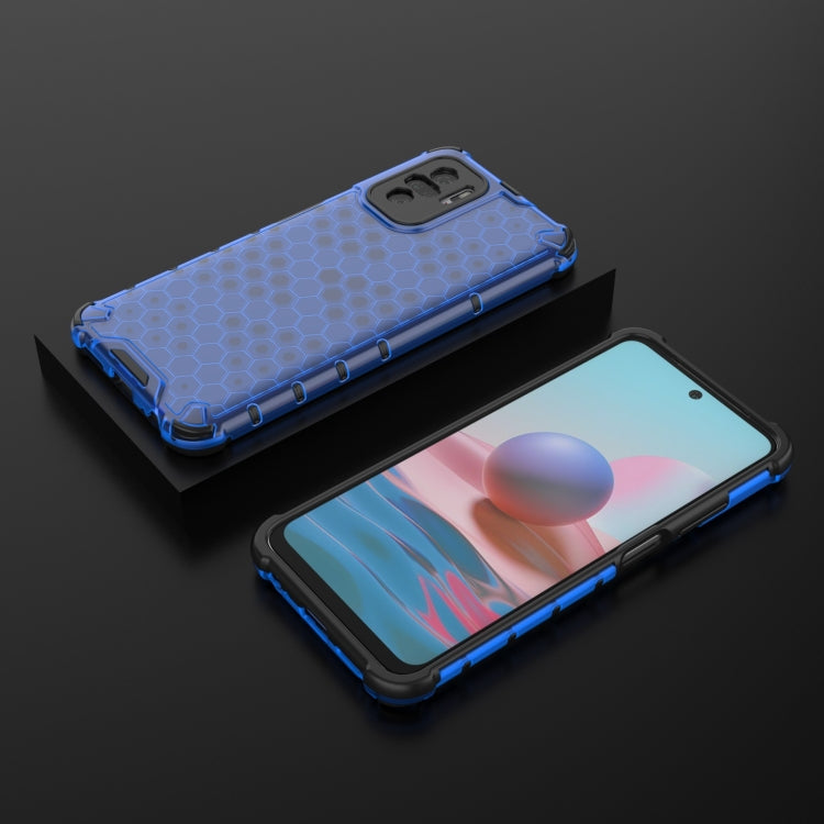 For Xiaomi Redmi Note 10 4G Shockproof Honeycomb PC + TPU Case