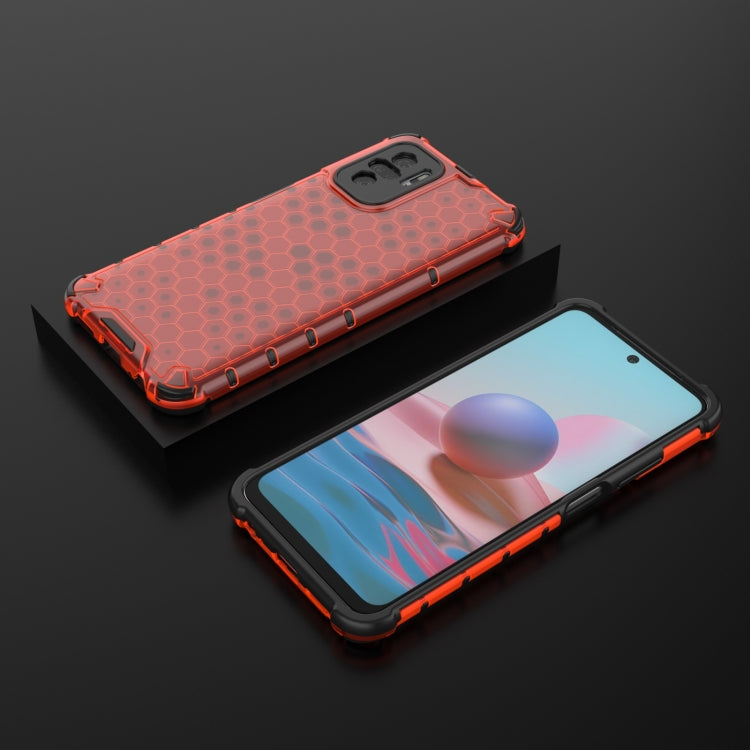 For Xiaomi Redmi Note 10 4G Shockproof Honeycomb PC + TPU Case