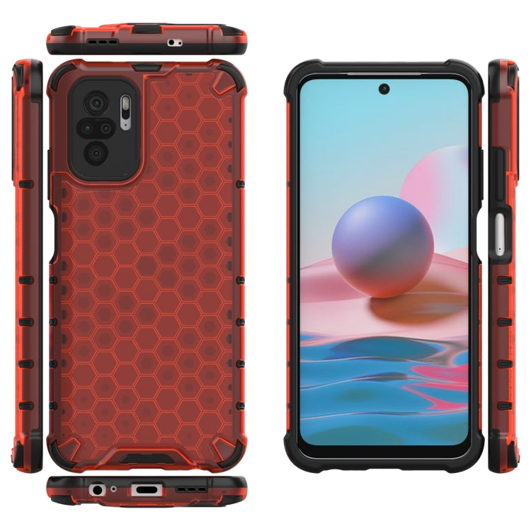 For Xiaomi Redmi Note 10 4G Shockproof Honeycomb PC + TPU Case