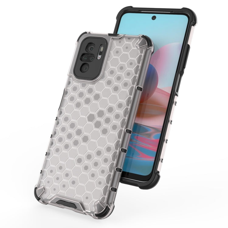 For Xiaomi Redmi Note 10 4G Shockproof Honeycomb PC + TPU Case