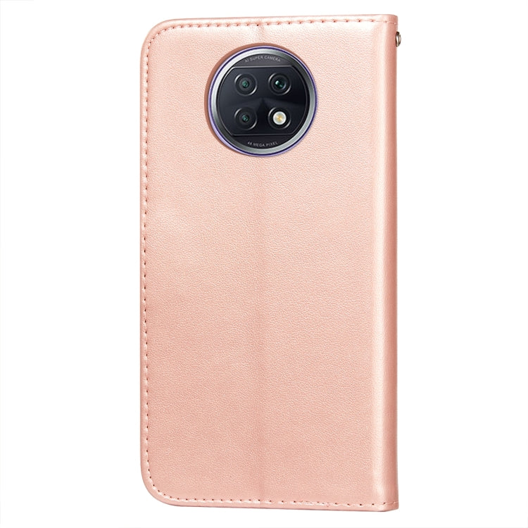 For Xiaomi Redmi Note 9T Flower Vine Embossing Pattern Horizontal Flip Leather Case with Card Slot & Holder & Wallet & Lanyard