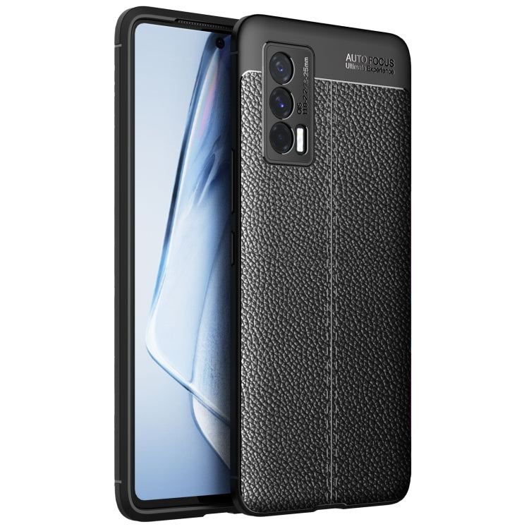 For vivo iQOO Neo5 Litchi Texture TPU Shockproof Case
