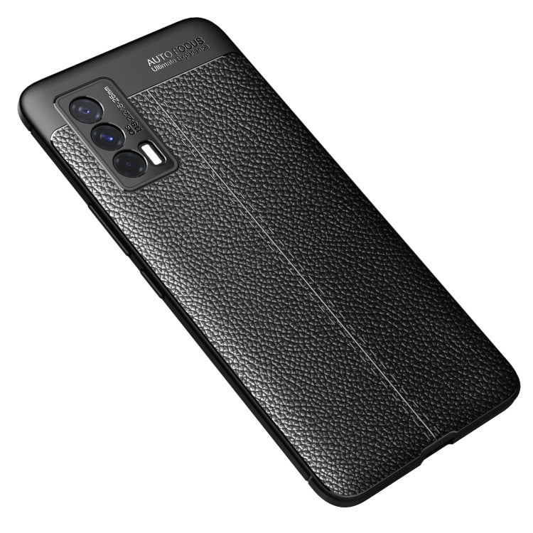 For vivo iQOO Neo5 Litchi Texture TPU Shockproof Case