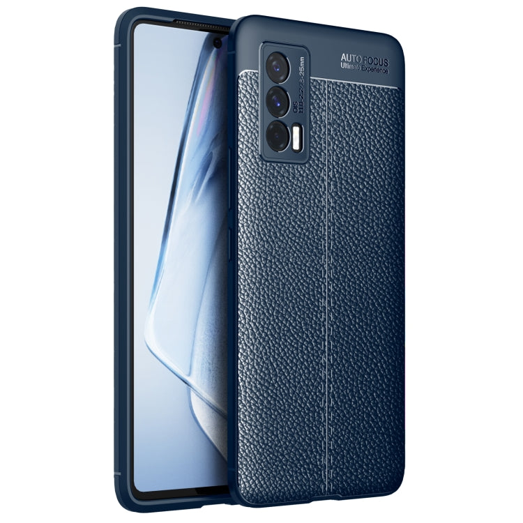 For vivo iQOO Neo5 Litchi Texture TPU Shockproof Case