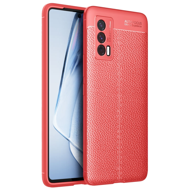 For vivo iQOO Neo5 Litchi Texture TPU Shockproof Case