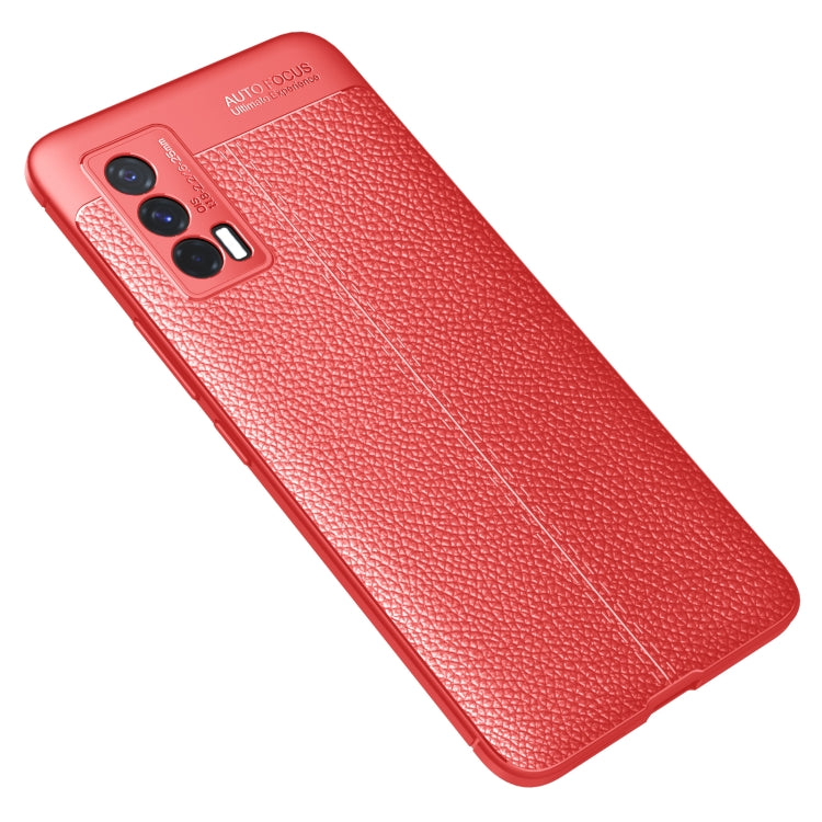 For vivo iQOO Neo5 Litchi Texture TPU Shockproof Case