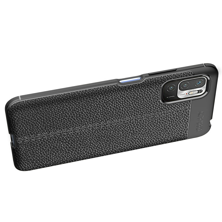 For Xiaomi Redmi Note 10 5G Litchi Texture TPU Shockproof Case
