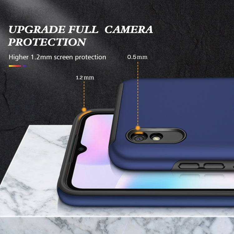 For Xiaomi Redmi 9A PC + TPU Shockproof Magnetic Protective Case with Invisible Ring Holder