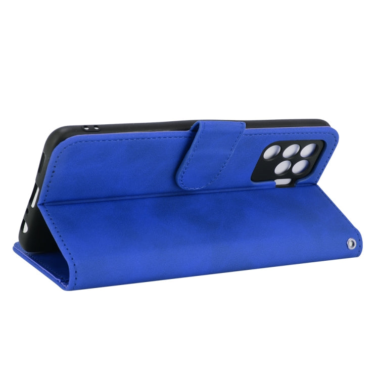 For Oppo A94 Solid Color Skin Feel Magnetic Buckle Horizontal Flip Calf Texture PU Leather Case with Holder & Card Slots & Wallet