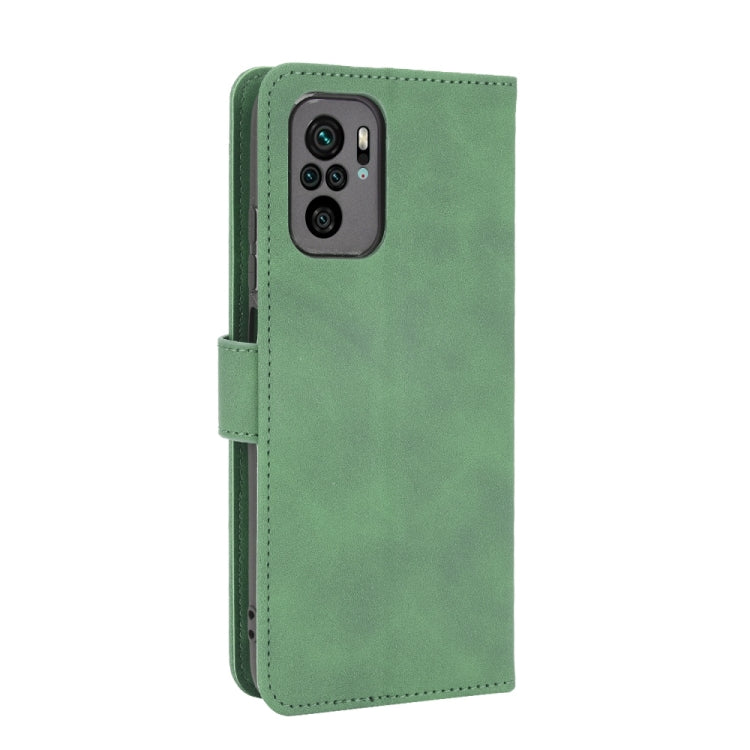 For Xiaomi Redmi Note 10S Solid Color Skin Feel Magnetic Buckle Horizontal Flip Calf Texture PU Leather Case with Holder & Card Slots & Wallet