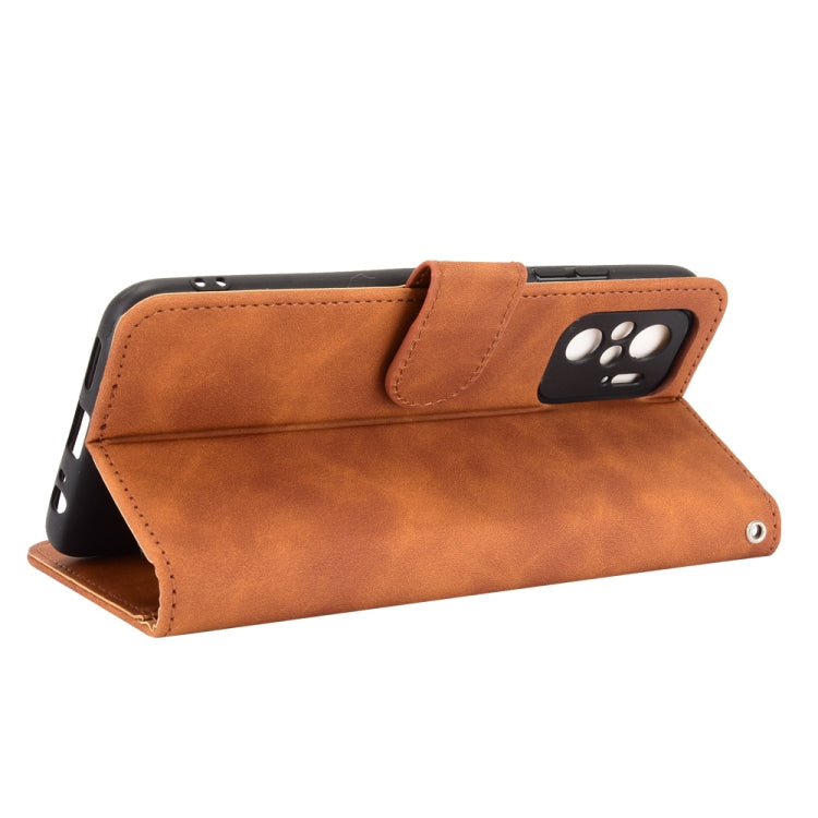 For Xiaomi Redmi Note 10S Solid Color Skin Feel Magnetic Buckle Horizontal Flip Calf Texture PU Leather Case with Holder & Card Slots & Wallet