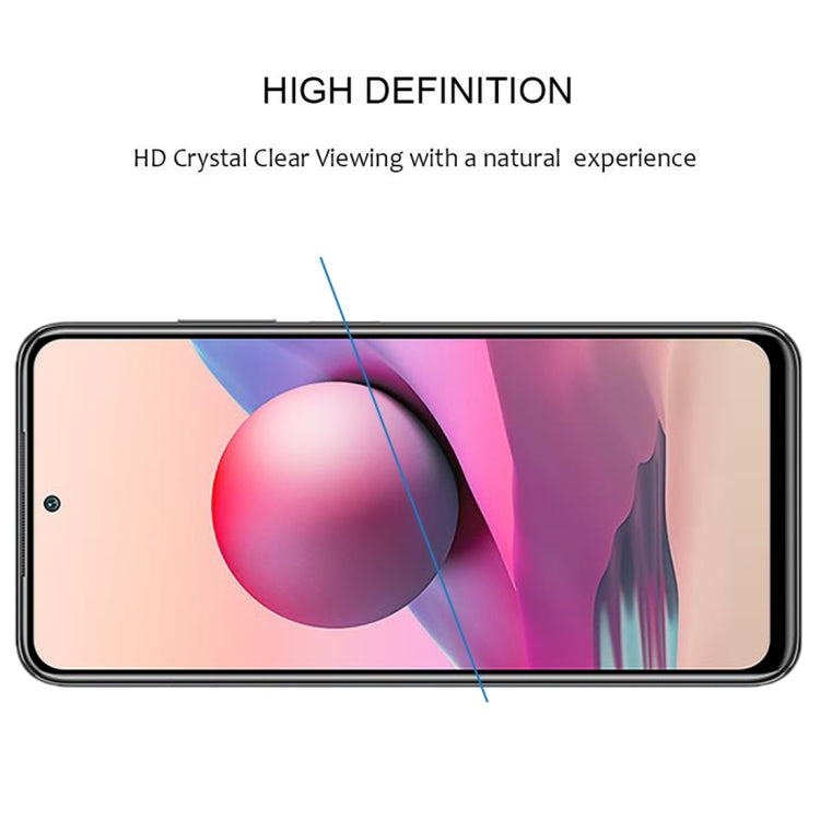 For Xiaomi Poco M5s / Redmi Note 10S 25 PCS Full Glue Full Screen Tempered Glass Film