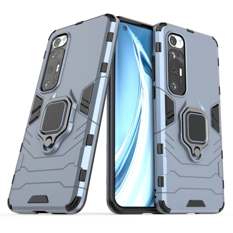 For Xiaomi Mi 10S Shockproof PC + TPU Protective Case with Magnetic Ring Holder