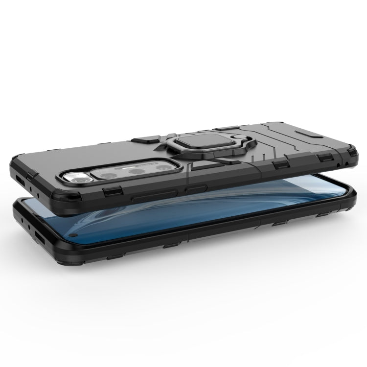 For Xiaomi Mi 10S Shockproof PC + TPU Protective Case with Magnetic Ring Holder