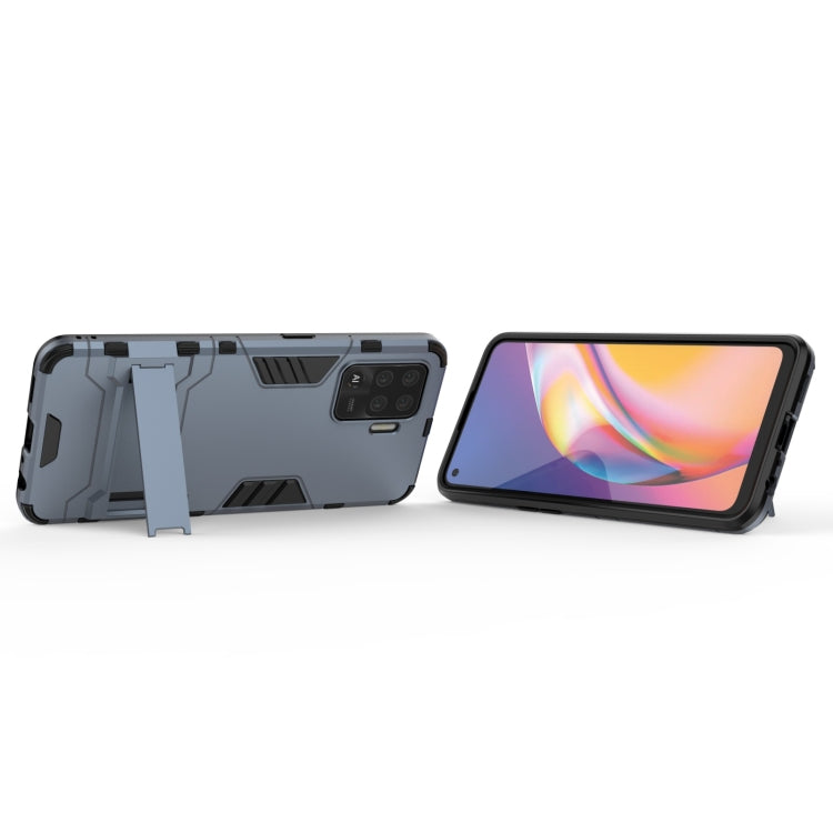 For OPPO A94 Shockproof PC + TPU Protective Case with Hidden Holder