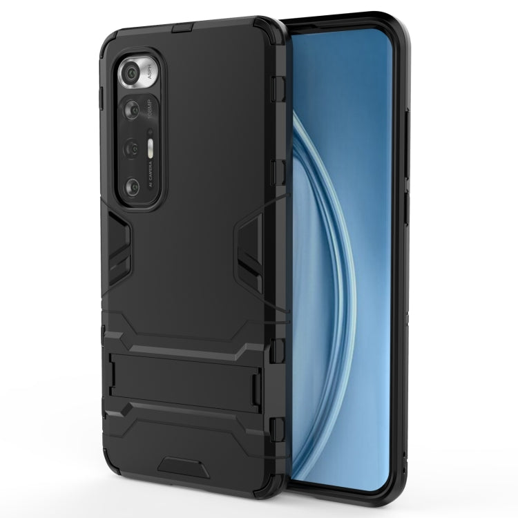 For Xiaomi Mi 10S Shockproof PC + TPU Protective Case with Hidden Holder