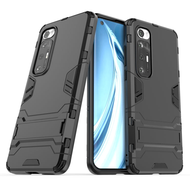 For Xiaomi Mi 10S Shockproof PC + TPU Protective Case with Hidden Holder