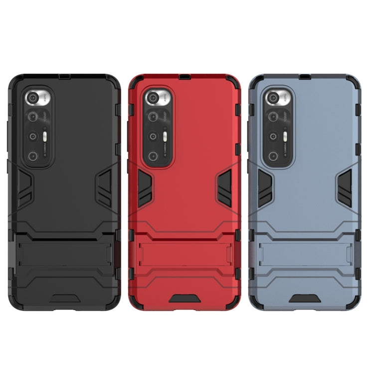 For Xiaomi Mi 10S Shockproof PC + TPU Protective Case with Hidden Holder