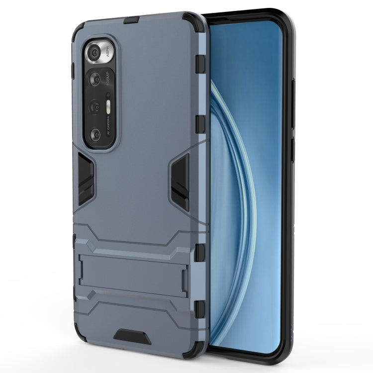 For Xiaomi Mi 10S Shockproof PC + TPU Protective Case with Hidden Holder