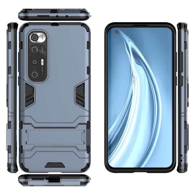 For Xiaomi Mi 10S Shockproof PC + TPU Protective Case with Hidden Holder