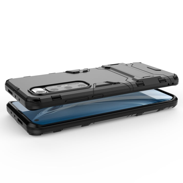 For Xiaomi Mi 10S Shockproof PC + TPU Protective Case with Hidden Holder