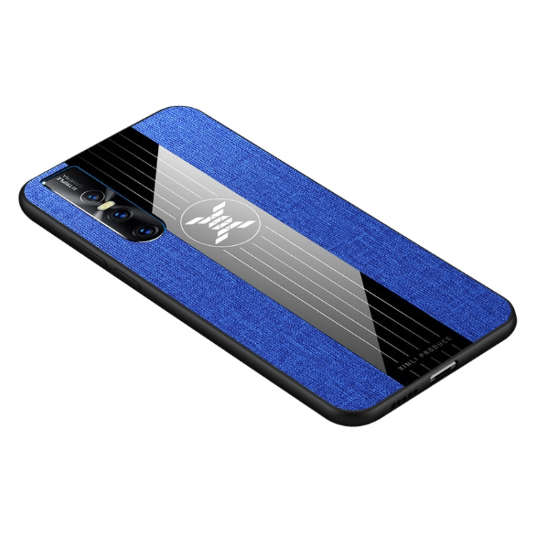For Vivo S1 Pro XINLI Stitching Cloth Texture Shockproof TPU Protective Case