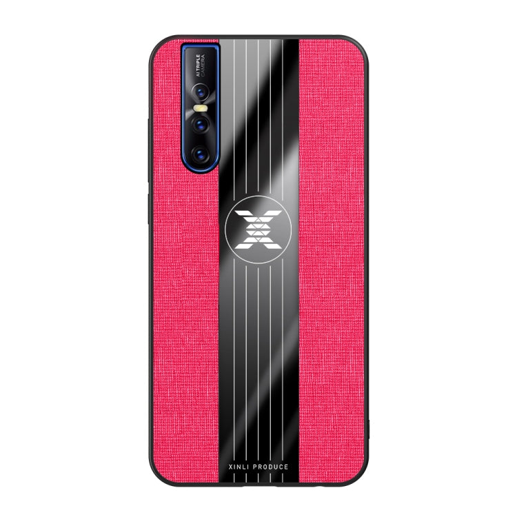 For Vivo S1 Pro XINLI Stitching Cloth Texture Shockproof TPU Protective Case