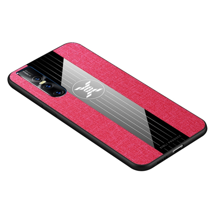 For Vivo S1 Pro XINLI Stitching Cloth Texture Shockproof TPU Protective Case