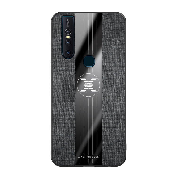 For Vivo S1 / V15 XINLI Stitching Cloth Texture Shockproof TPU Protective Case