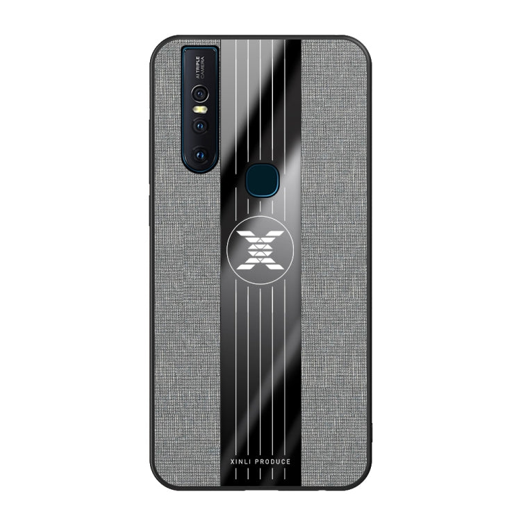 For Vivo S1 / V15 XINLI Stitching Cloth Texture Shockproof TPU Protective Case