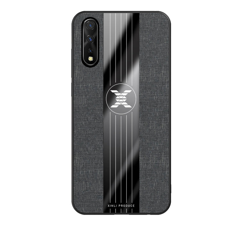 For Vivo IQOO Neo XINLI Stitching Cloth Texture Shockproof TPU Protective Case