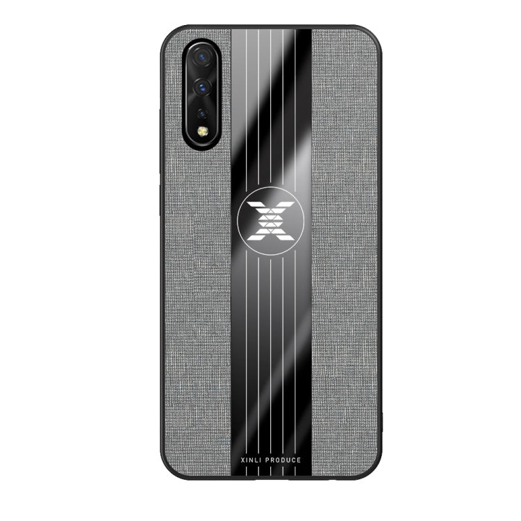 For Vivo IQOO Neo XINLI Stitching Cloth Texture Shockproof TPU Protective Case