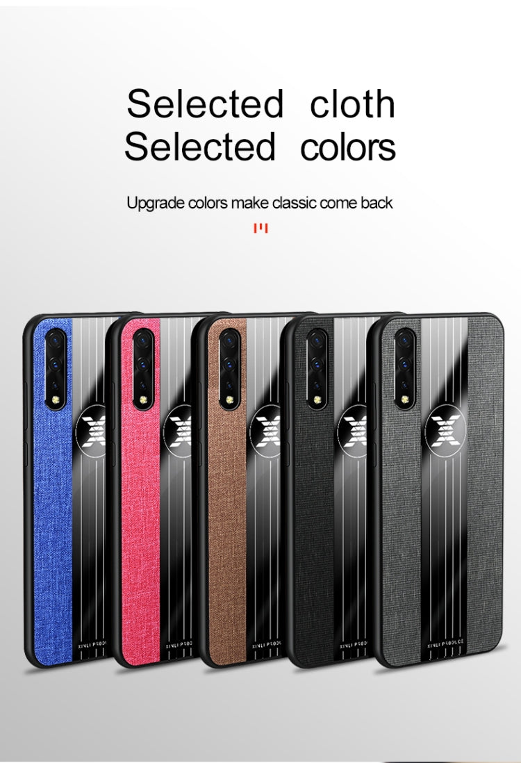 For Vivo IQOO Neo XINLI Stitching Cloth Texture Shockproof TPU Protective Case