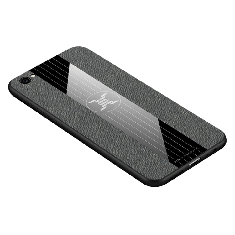 For Vivo X9 XINLI Stitching Cloth Texture Shockproof TPU Protective Case