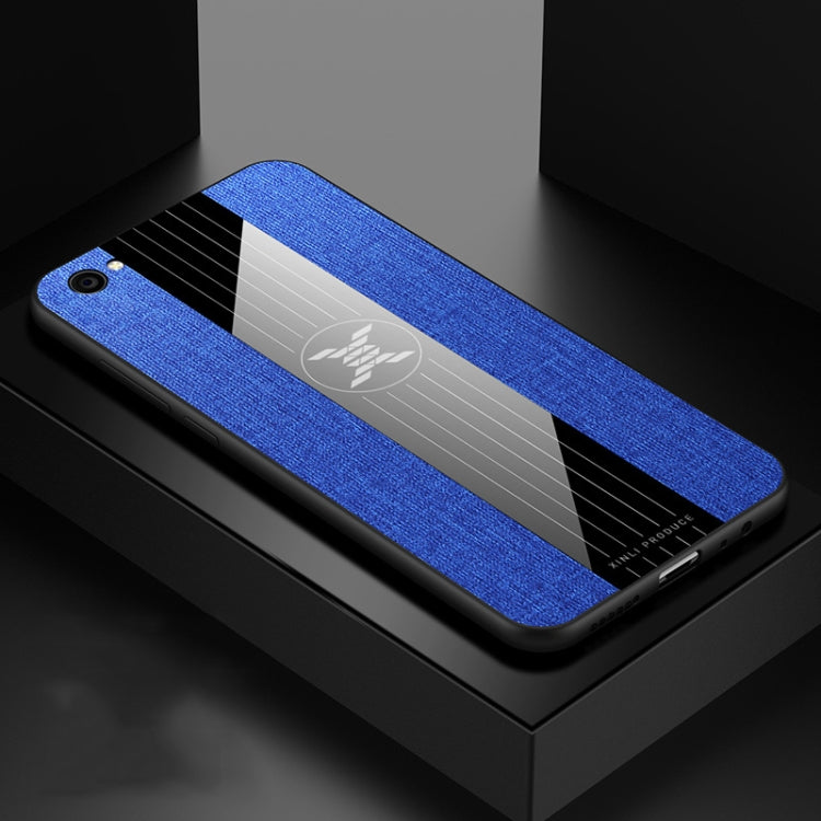 For Vivo X9 XINLI Stitching Cloth Texture Shockproof TPU Protective Case