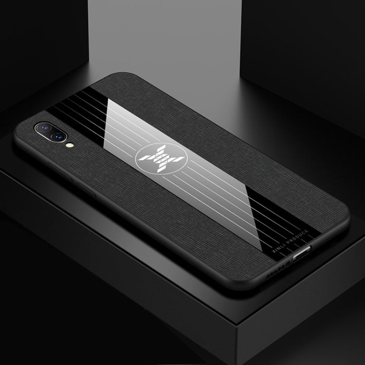 For Vivo X23 XINLI Stitching Cloth Texture Shockproof TPU Protective Case
