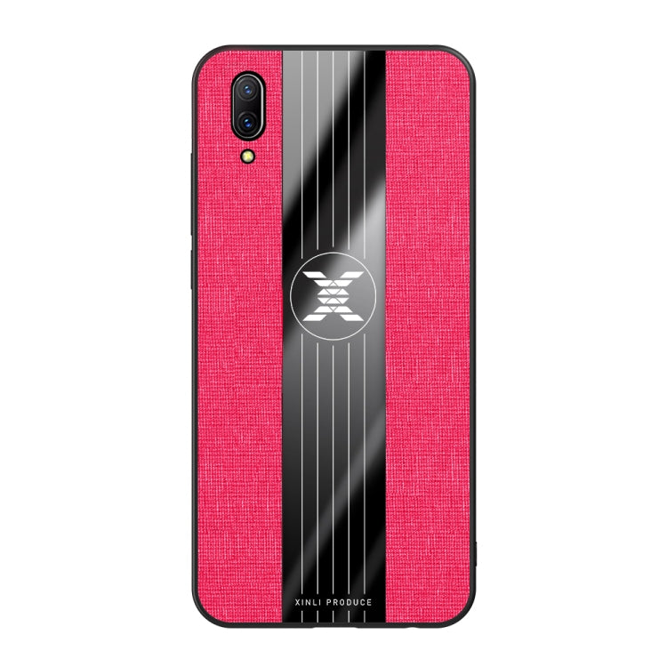 For Vivo X23 XINLI Stitching Cloth Texture Shockproof TPU Protective Case