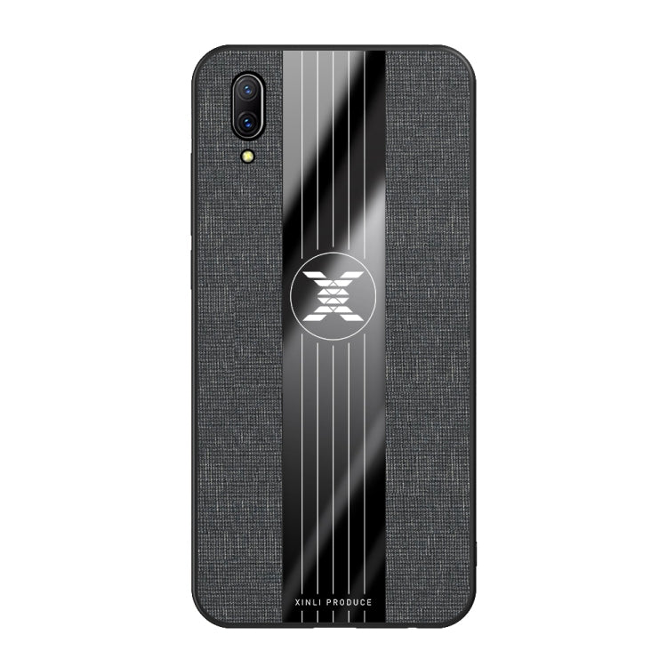 For Vivo X23 Symphony Edition XINLI Stitching Cloth Texture Shockproof TPU Protective Case