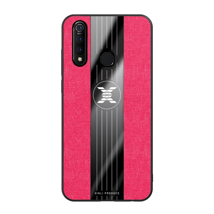 For Vivo Z5X XINLI Stitching Cloth Texture Shockproof TPU Protective Case